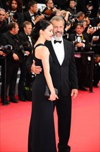 Mel Gibson et sa compagne Rossalind Ross, Festival de Cannes 2016