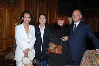Claudia Cardinale, Maria Schneider, Sonia Rykiel et Francesco Rosi