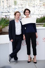 Mathieu Amalric and Jeanne Balibar, 2017 Cannes Film Festival