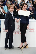 Mathieu Amalric et Jeanne Balibar, Festival de Cannes 2017