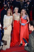 Karin Gelain, Stephanie Slama and Anaïs Kepekian, 2017 Cannes Film Festival