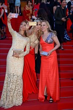 Anaïs Kepekian, Karin Gelain and Stephanie Slama , 2017 Cannes Film Festival