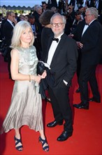 Laurent Joffrin et sa femme, Festival de Cannes 2017