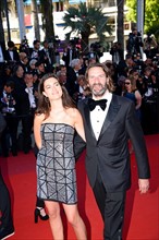 Frédéric Beigbeder et Lara Micheli, Festival de Cannes 2017