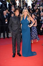 Giulio Base and Tiziana Rocca, 2017 Cannes Film Festival