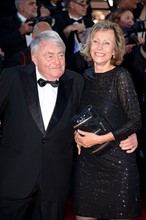 Claude Lanzmann et Iris van der Waard, Festival de Cannes 2017