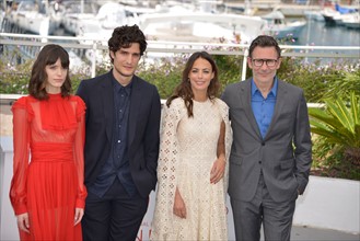 Equipe du film "Le redoutable", Festival de Cannes 2017