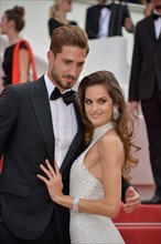 Kevin Trapp and Izabel Goulart, 2017 Cannes Film Festival