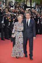 Daniela D'Antonio and Paolo Sorrentino, 2017 Cannes Film Festival