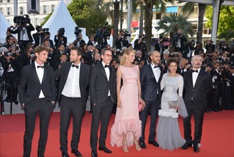 Arriving on the red carpet for the 70th Cannes Film Festival celebrations