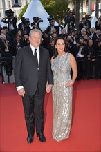 Al Gore et sa femme Elizabeth Keadle, Festival de Cannes 2017