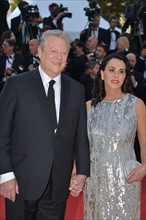 Al Gore et sa femme Elizabeth Keadle, Festival de Cannes 2017