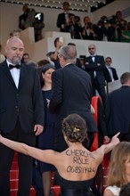 Montée des marches du film "The Beguiled", Festival de Cannes 2017