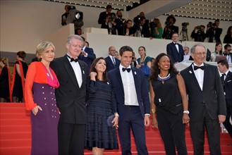 Montée des marches du film "The Beguiled", Festival de Cannes 2017