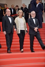 Pierre Lescure, Françoise Nyssen et Thierry Frémaux, Festival de Cannes 2017