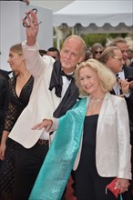 Larry Cech and Brigitte Fossey, 2017 Cannes Film Festival
