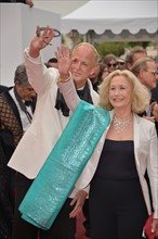 Larry Cech and Brigitte Fossey, 2017 Cannes Film Festival