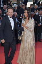 Vincent Perez et sa femme Karine Silla, Festival de Cannes 2017