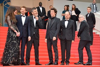 Crew of the film 'Plaire, aimer et courir vite', 2018 Cannes Film Festival