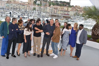 Crew of the film 'Le grand bain', 2018 Cannes Film Festival