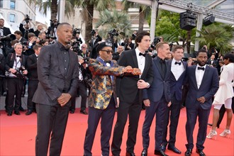 Crew of the film 'BlacKkKlansman', 2018 Cannes Film Festival