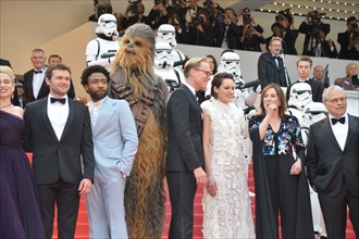 Equipe du film "Solo : A Star Wars Story", Festival de Cannes 2018