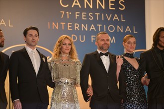 Crew of the film 'Knife + Heart', 2018 Cannes Film Festival
