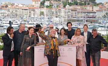 Equipe du film "L'homme qui tua Don Quichotte" , Festival de Cannes 2018