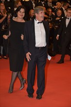 Bernard Menez with his wife