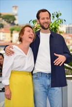 Photocall du film "L'abbé Pierre", Festival de Cannes 2023