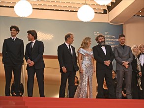 Cast and crew of "Le Deuxième Acte