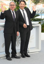 Photocall du film "Lumière pâle sur les collines"
