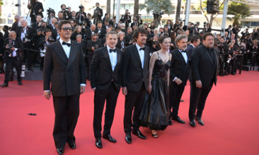 L'équipe du film "Karma"