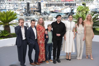 Photocall du film "Propeller One-Way Night Coach"