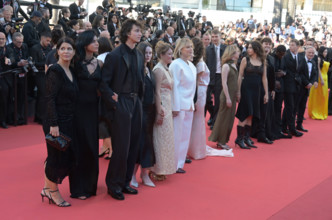 L'équipe du film "Mémoire de fille"