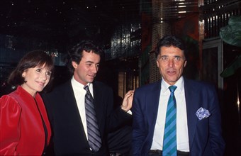 Sacha Distel, Danielle Evenou et Bernard Montiel