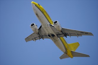 Avions charter au décollage