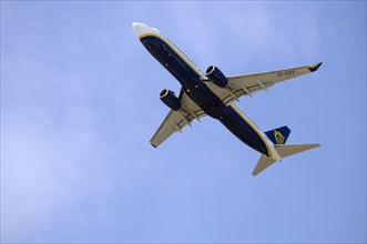 Avions charter au décollage