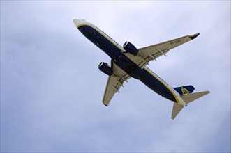 Avions charter au décollage