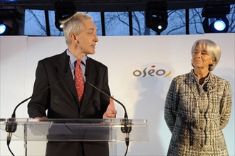 Christine Lagarde et François Drouin