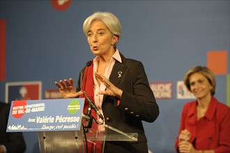 Meeting de Valérie Pécresse à Maisons-Alfort pour les élections régionales 2010