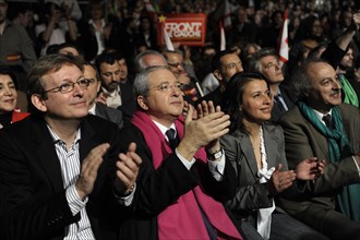 Elections Régionales 2010, meeting de la coallition PS, Europe Ecologie, Front de Gauche