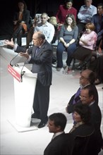 Meeting de l'entre-deux tours primaires citoyennes de François Hollande