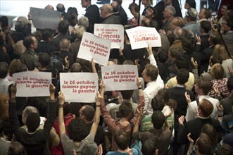 Meeting de l'entre-deux tours primaires citoyennes de François Hollande