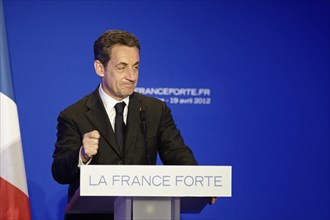 Réunion publique de Nicolas Sarkozy à Saint-Maurice (Val-de-Marne)