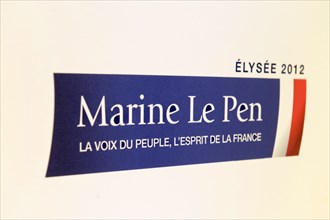 Premier tour de l'élection présidentielle 2012, QG de Marine Le Pen