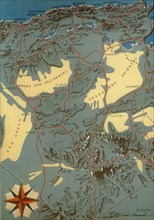 Carte du Sahara