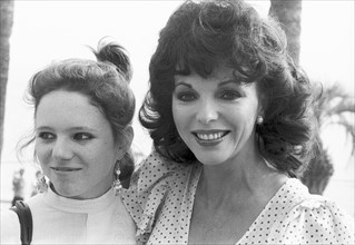 Joan Collins et sa fille Tara