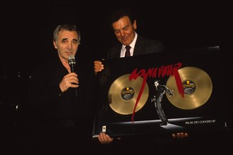 Charles Aznavour et Mike Connors