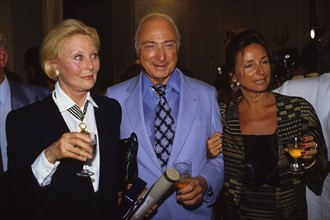 Michèle Morgan, Gérard Oury, et Danièle Thompson